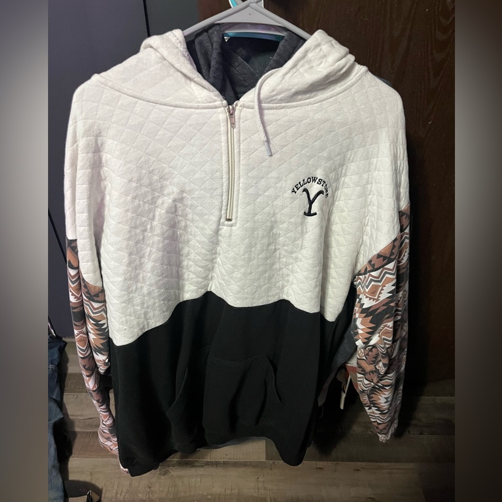 yellowstone aztec quarter zip